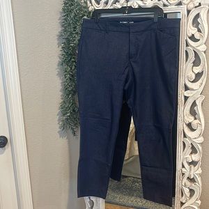 Old Navy Dark Denim Pixie Pants